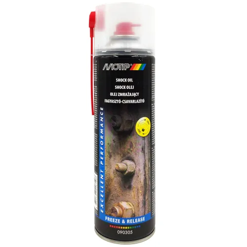 Csavarlazító és fagyasztó spray 500 ml Motip MoTip Shock Oil 090305