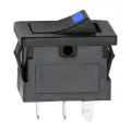 Kapcsoló billenő LED-es 2 állású 12V 15A 09027KE kék