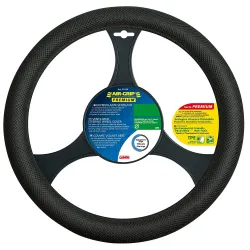 Kormányvédő fekete gyöngyvászon 37-39cm AIR GRIP Premium 33111
