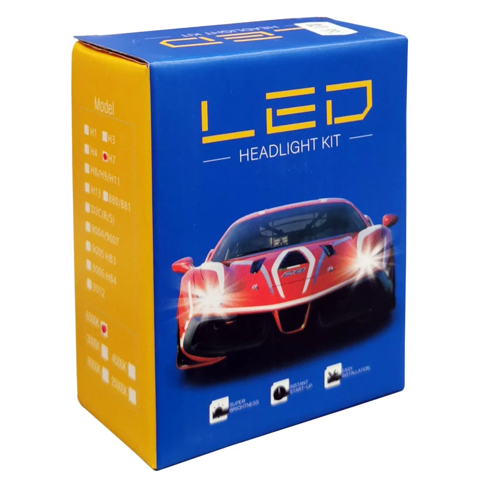 LED H7/12V/25W Cool White Autolife L4-H7