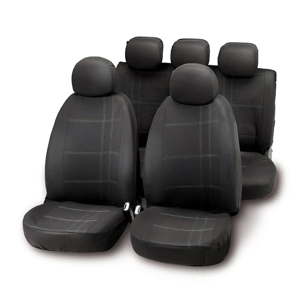 Üléshuzat univerzális szürke-fekete 9db-os Embroidery 10028