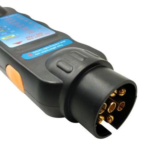 Vonóhorog, utánfutó elektromos teszter 7 pólusú, 12V