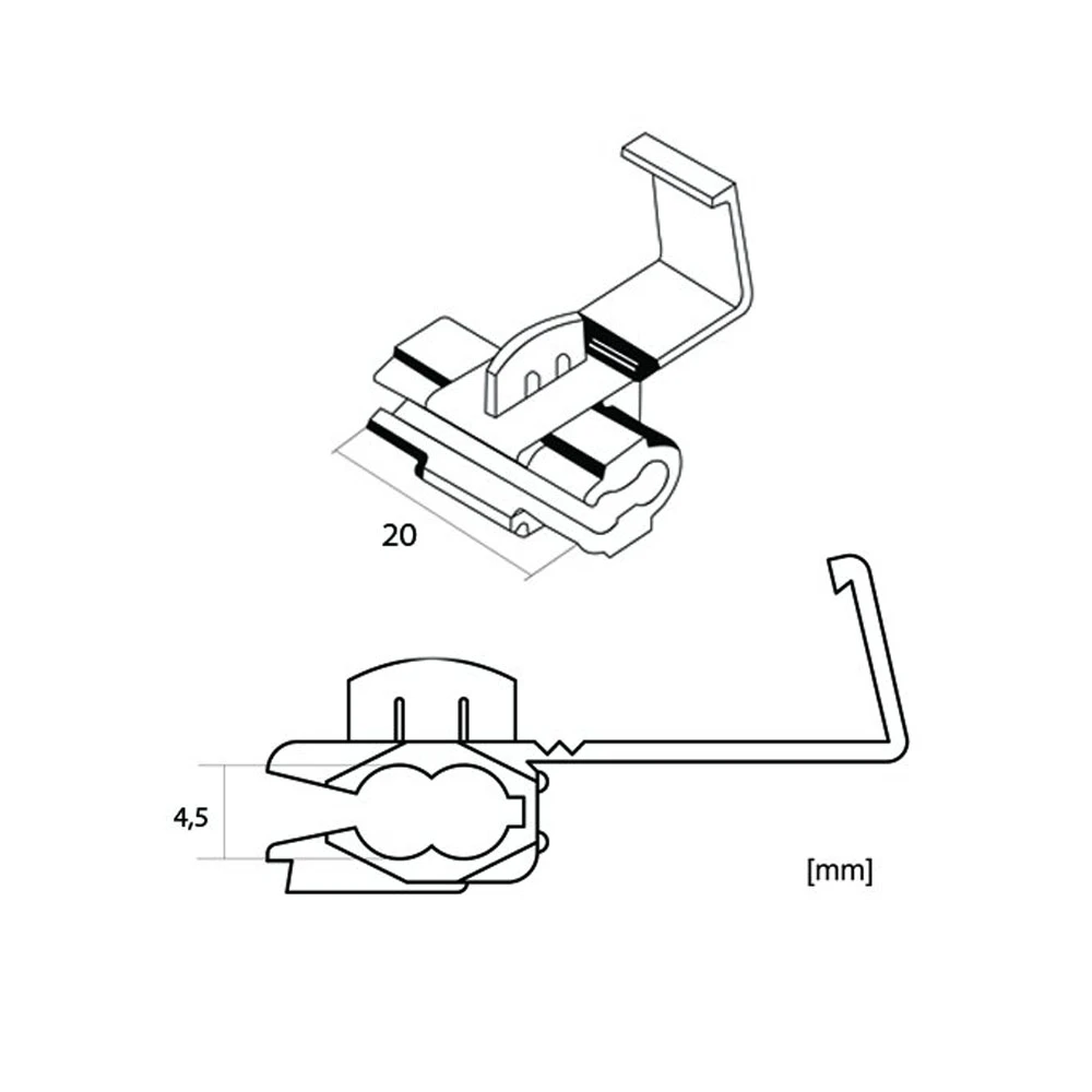 Áramcsap gyorscsatlakozó piros vagy kék 12.30