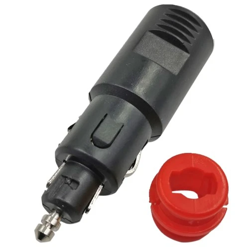 Szivargyújtó dugó piros betétes 0086