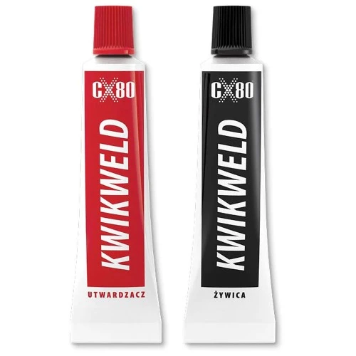 Folyékony fém (hideg-hegesztő) hőálló, erős, gyors 2K ragasztó CX-80