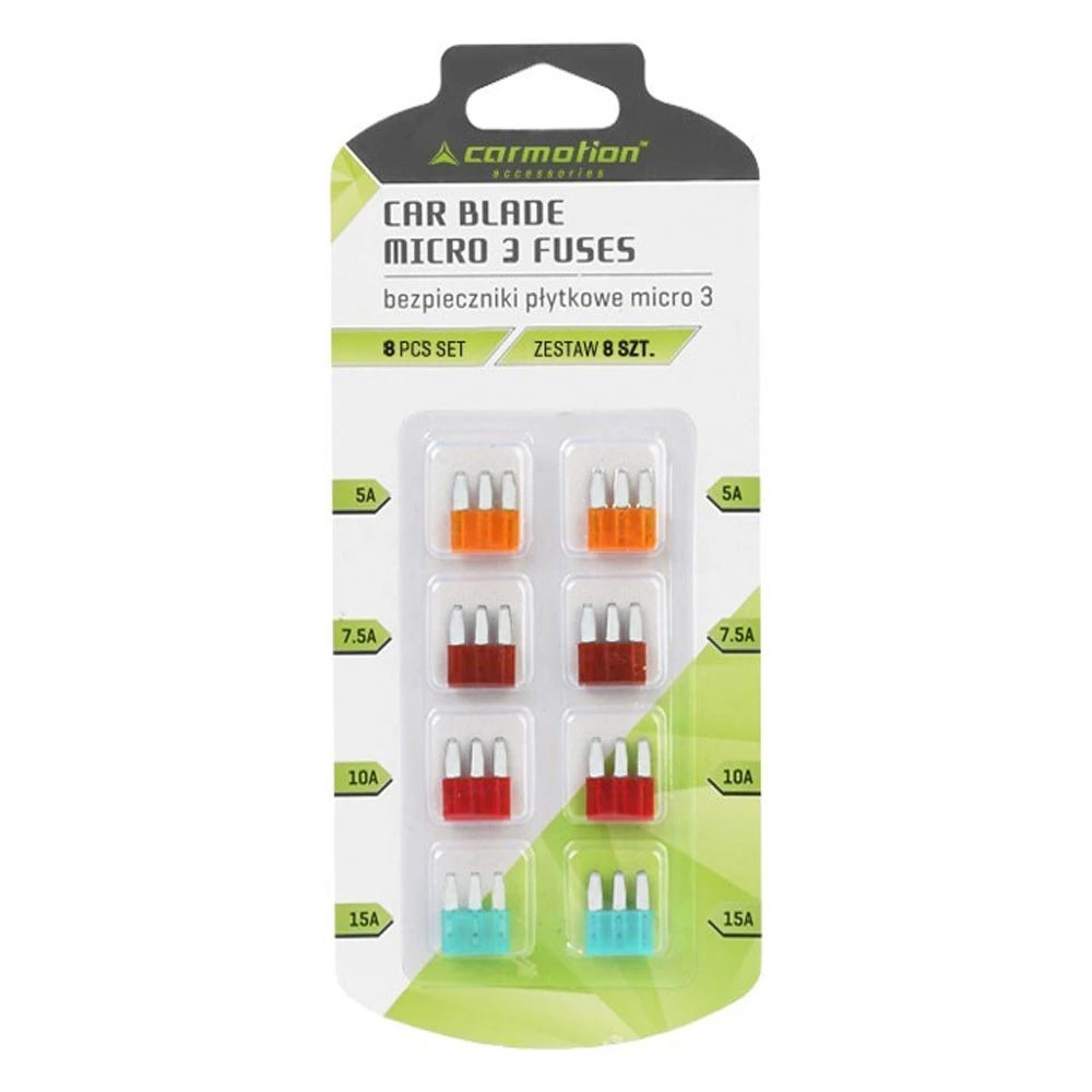 Biztosíték készlet MICRO3 8db-os CM58391