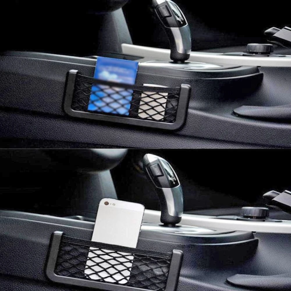 Öntapadós tároló autóba, rugalmas hálóval W16381