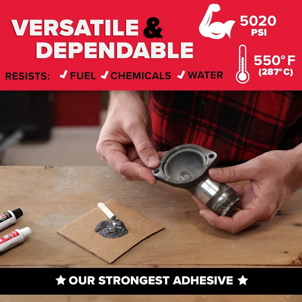 Kétkomponensű extra erős prémium fém ragasztó 2x142gr. J-B Weld 8281