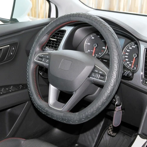 Kormányvédő, sötétszürke, szilikon abroncs mintás 37-51cm Maxeed 8120