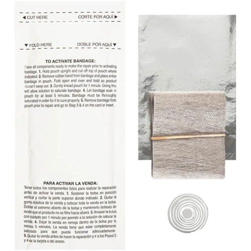 Kipufogó javító simulékony tapasz Versachem Muffler Cast 10151