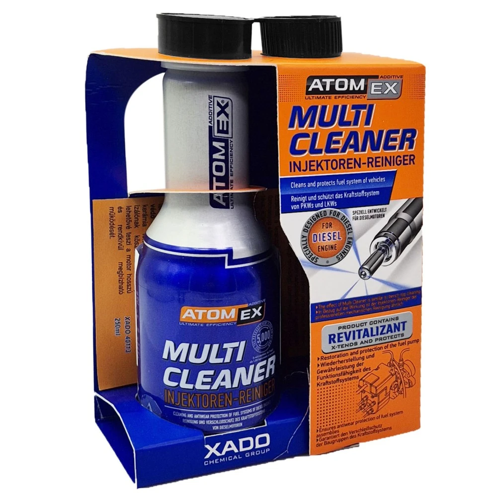 Diesel rendszertisztító üzemanyag adalék Xado Multi Cleaner Diesel 40113 250ml