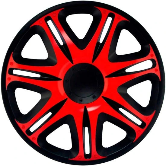 Dísztárcsa (16) Nascar Red-Black 4db-os garnitúra Dísztárcsa (16) Nascar Red-Black 4db-os garnitúra