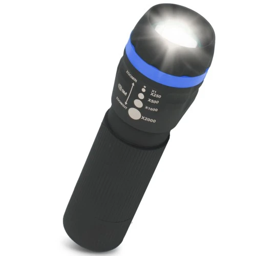 Elemlámpa 1 LED-es por- és cseppálló ZOOM funkcióval