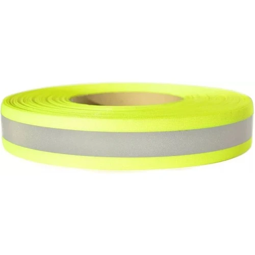 Fényvisszaverő szalag neon zöld  50 méter 36114