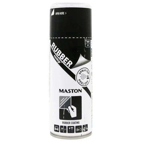 Folyékony gumi festék matt fekete 400ml Maston Rubber 191210