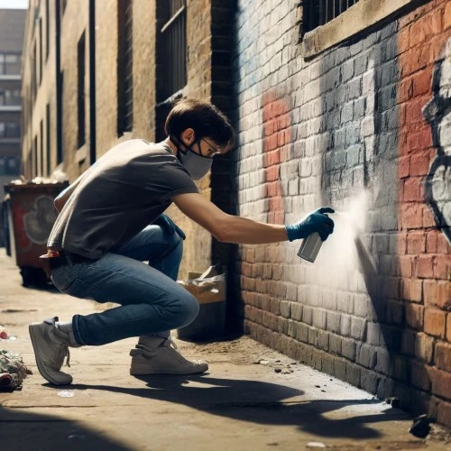 Graffiti- és festékeltávolító hab spray 400ml Montana Gold RM400