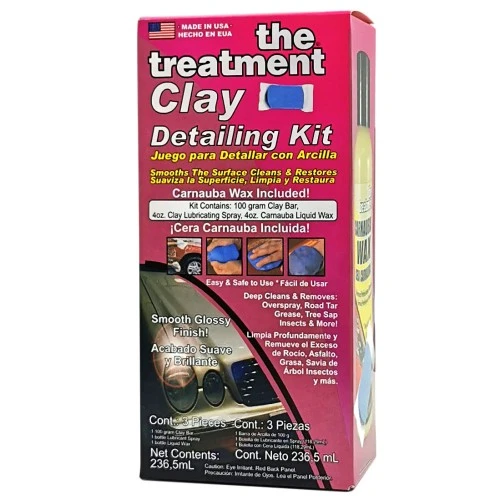 Autókozmetikai gyurma készlet waxal fényezés tisztításhoz Clay Detailing Kit Treatment 38000
