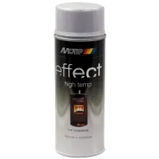 Hőálló, kül- és beltéri fekete festék (800°C) 400 ml Motip 302401