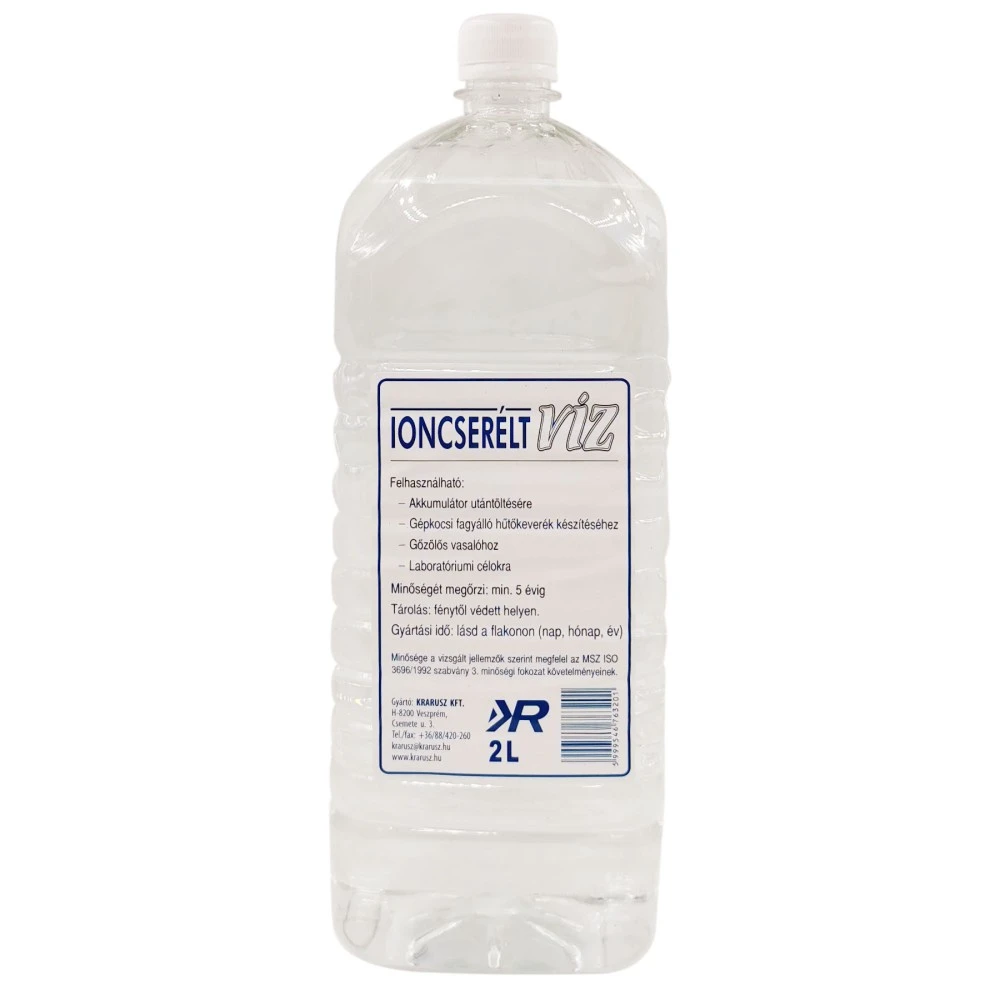 Ioncserélt víz 2 liter XR