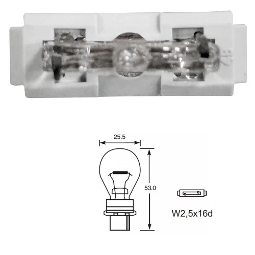 Izzó 12V/27W P27W 3156 Elta 182TB