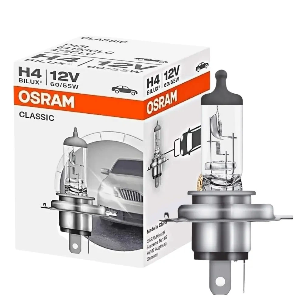 Izzó 12V/60/55W/H4 db-os Osram Classic 64193CLC
