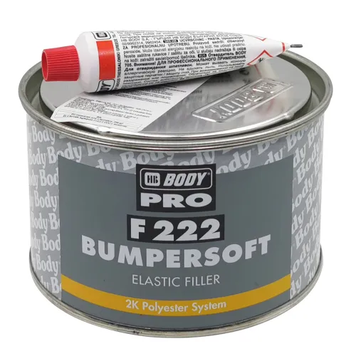 Kétkomponensű poliészter-bázisú lökhárító javító kitt edzővel 980gr. HB Body F 222