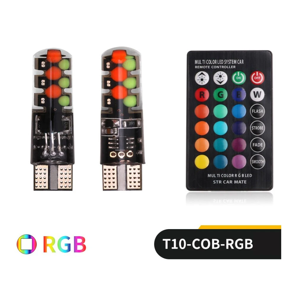 LED 12V/5W távírányítós színváltós stroboszkópos 18/422