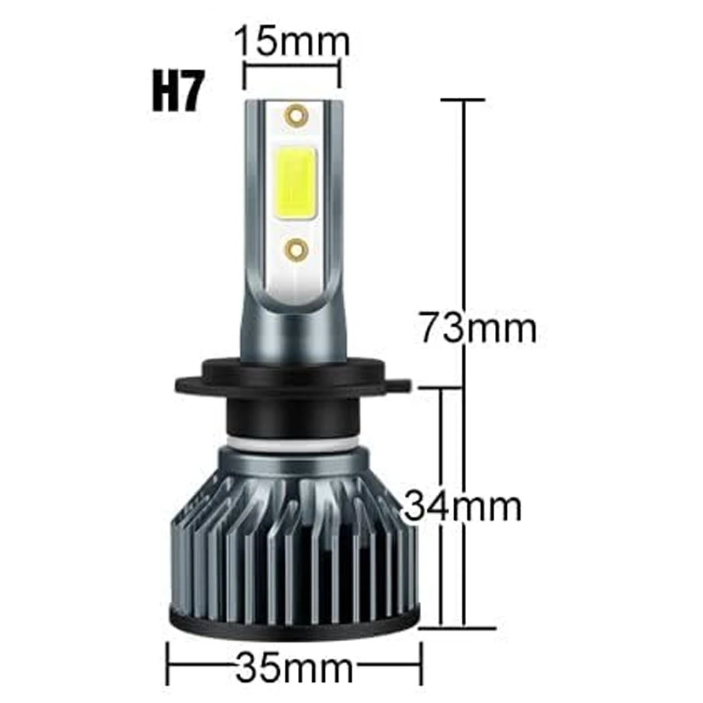 LED H7/12V/24W SMD párban 6000K Autolife V6