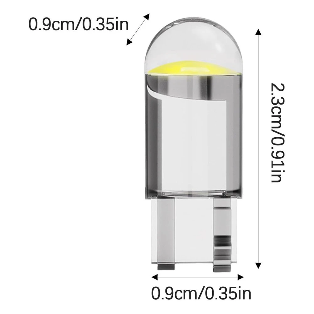 LED T10/W5W 12V COB SMD LED párban Autolife XM0005