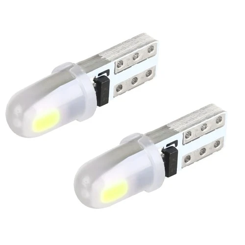 LED T5 12V 2SMD fehér LED párban Autolife W14513