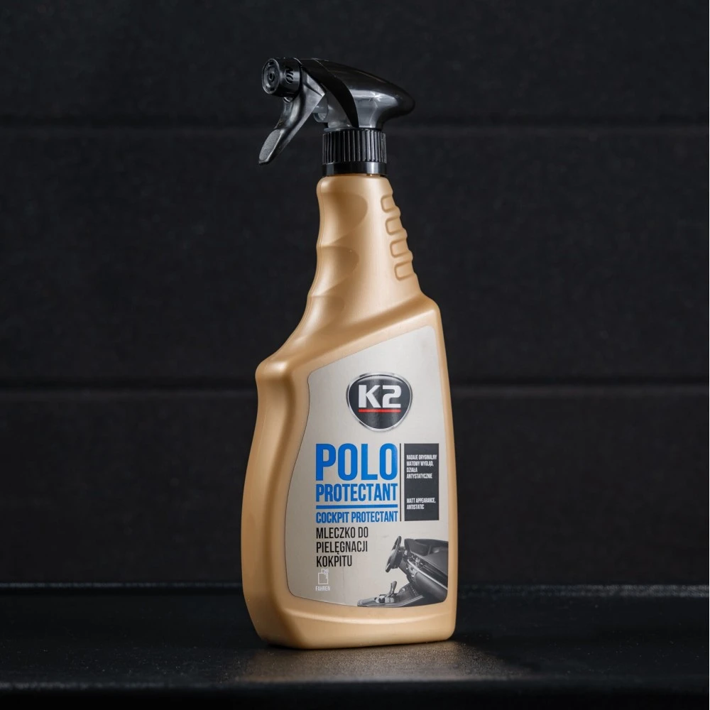 Matt fekete műszerfalápoló spray 750 ml K2 Polo Protectant K417BL