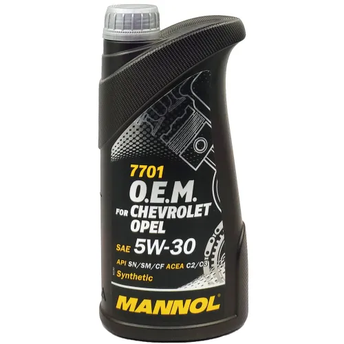 Motorolaj 5W-30 Opel / Chevrolet O.E.M C2/C3 1 liter Mannol 7701