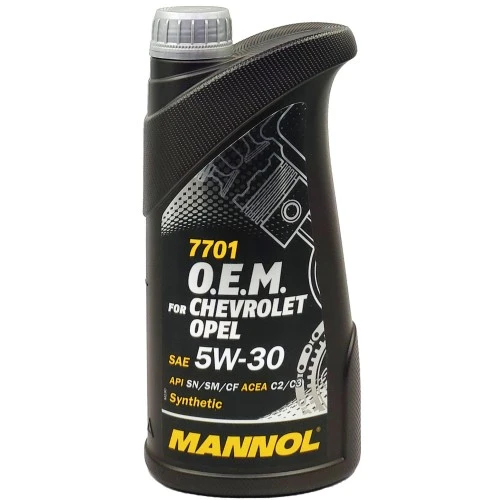 Motorolaj 5W-30 Opel / Chevrolet O.E.M C2/C3 1 liter Mannol 7701