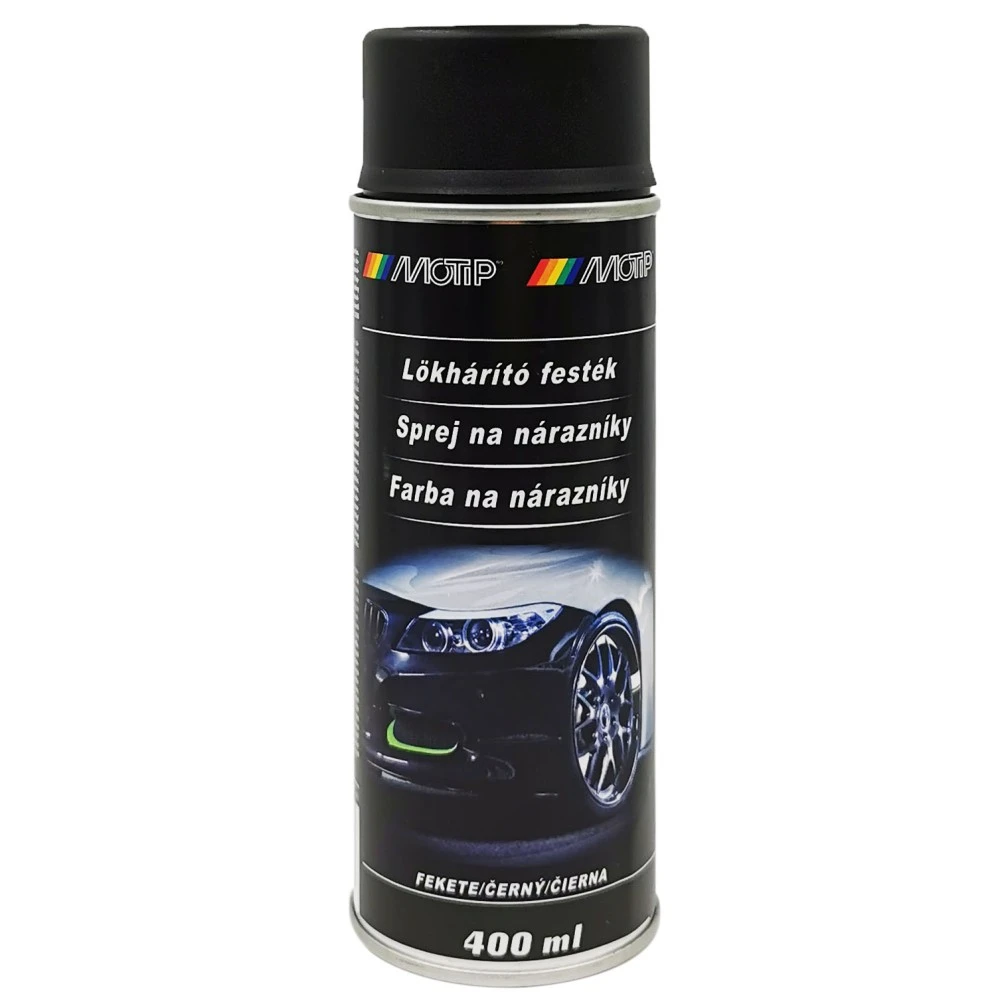 Műanyag lökhárító fekete festék 400 ml Motip 4073