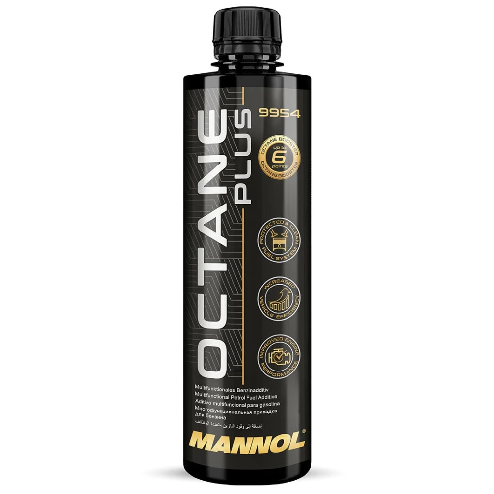 Oktánszám növelő (+4) benzin adalék 450 ml Mannol 9954