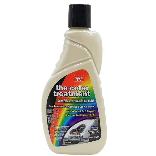 Színpolír pezsgő színű carnauba és P.T.F.E adalékkal 354ml the treatment