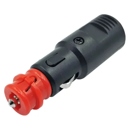 Szivargyújtó dugó piros betétes 0086