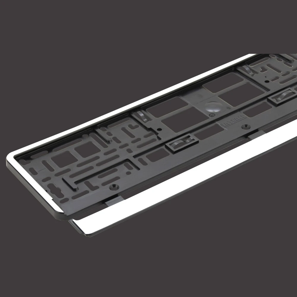 Rendszámtábla tartó fehér db-os 91570