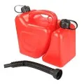 Üzemanyag és olajkanna (kétkamrás) 5L+2L kiöntővel CM58384
