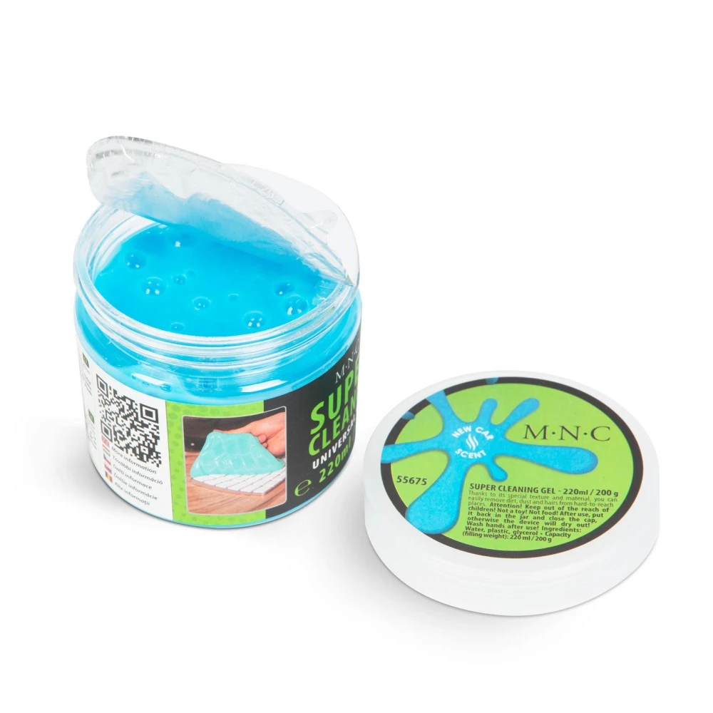 Szuper tisztító gél, műszerfalhoz, szellőzőrácshoz, billentyűzethez 200 gr. 55675