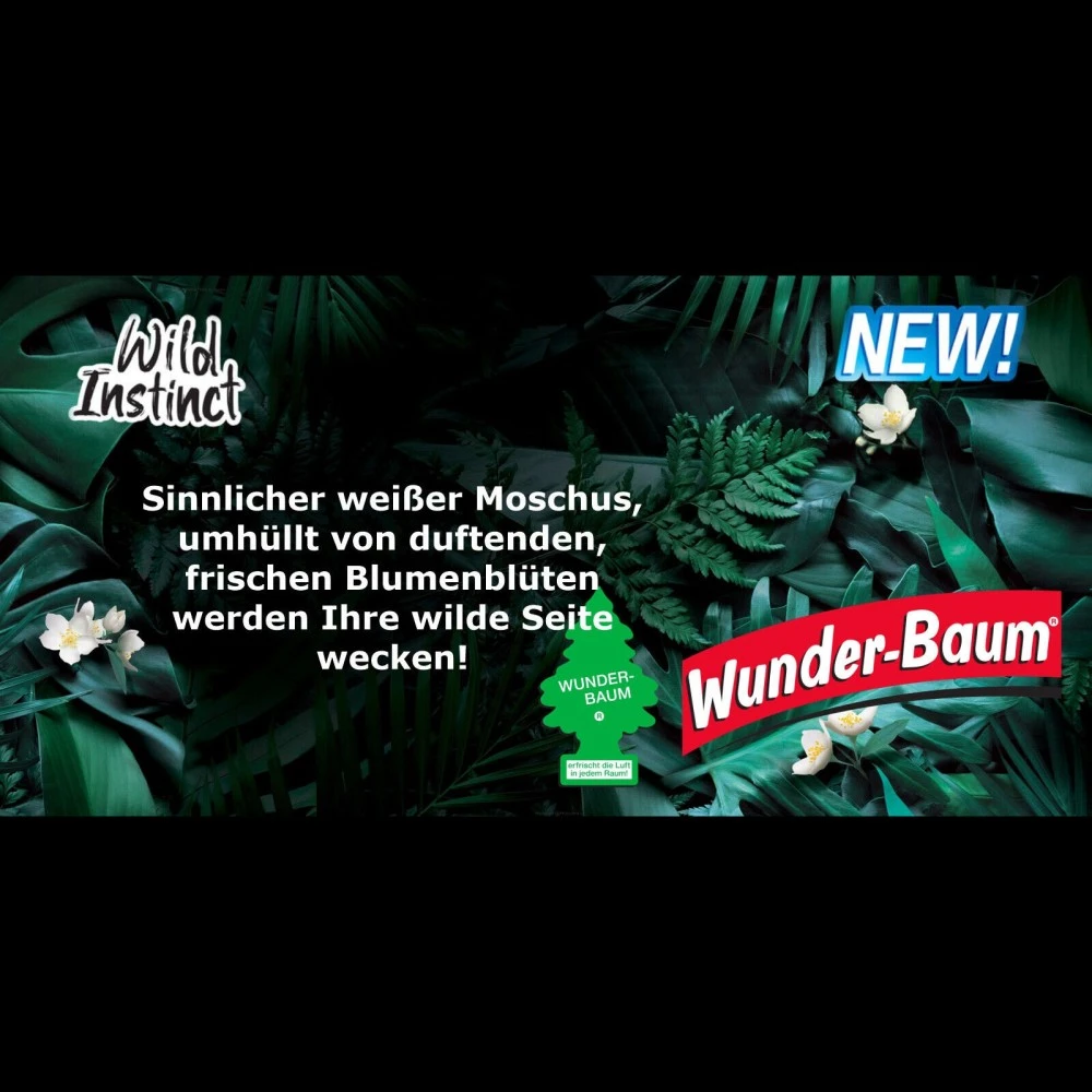 Illatosító Wunder-Baum Wild Instinct (Vadító illat)