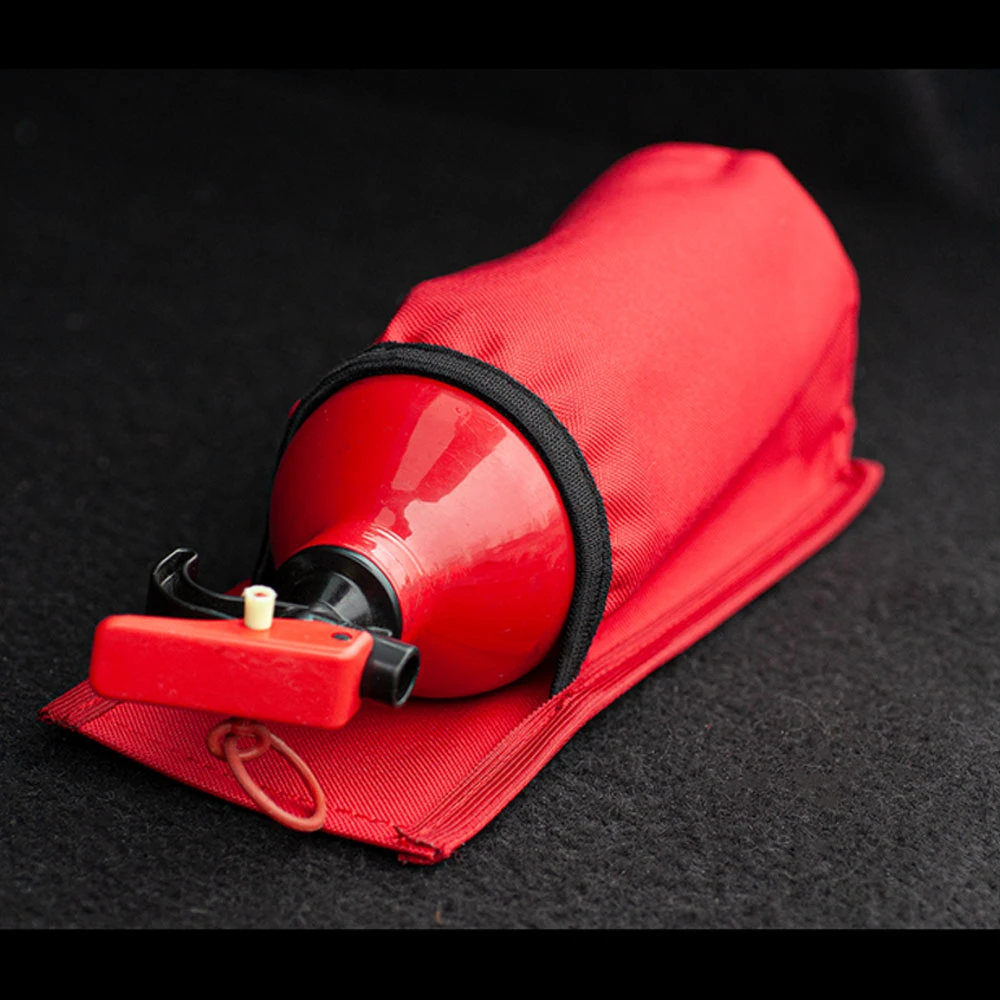 Tűzoltókészülék tartó táska 1Kg-os készülékhez, tépőzáras fekete CP40200