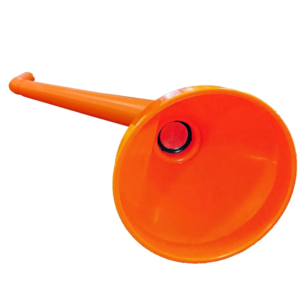 Tölcsér, műanyag, szűrővel és hajlított betöltővel SLH5561