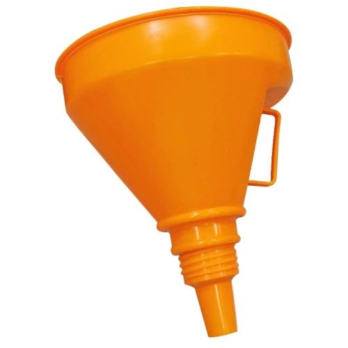 Tölcsér, műanyag, szűrővel és hajlított betöltővel SLH5561