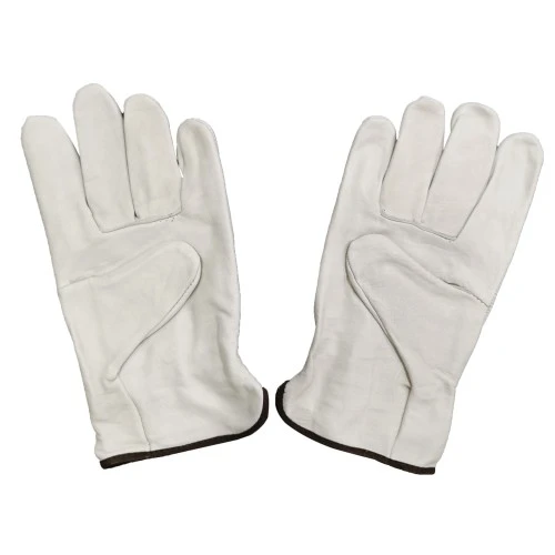 Kesztyű, bőr munkavédelmi világos-szürke EM1310AB105
