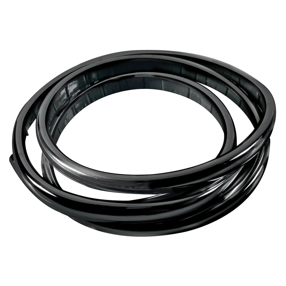 Ajtóélvédő öntapadós fekete színű, vágható 130cm Lampa 20877