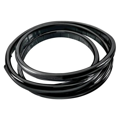 Ajtóélvédő öntapadós fekete színű, vágható 130cm Lampa 20877