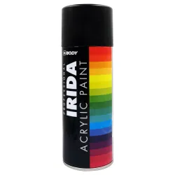 Akril festék, matt fekete 400ml HB Body Iridia