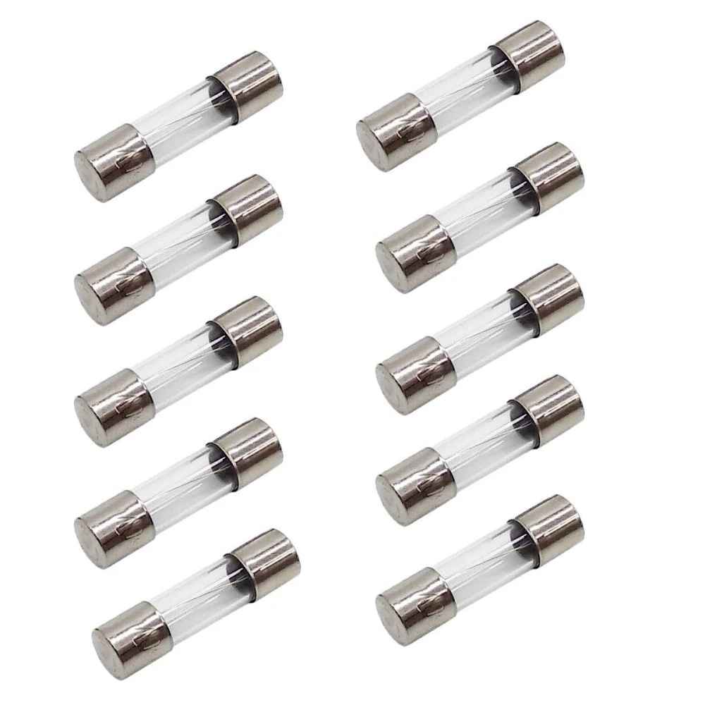 Biztosíték készlet szivargyújtó dugóba mini üveg 20x5mm (1A-6,3A) 10db 17244