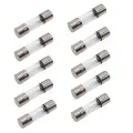 Biztosíték készlet szivargyújtó dugóba mini üveg 20x5mm (1A-6,3A) 10db 17244